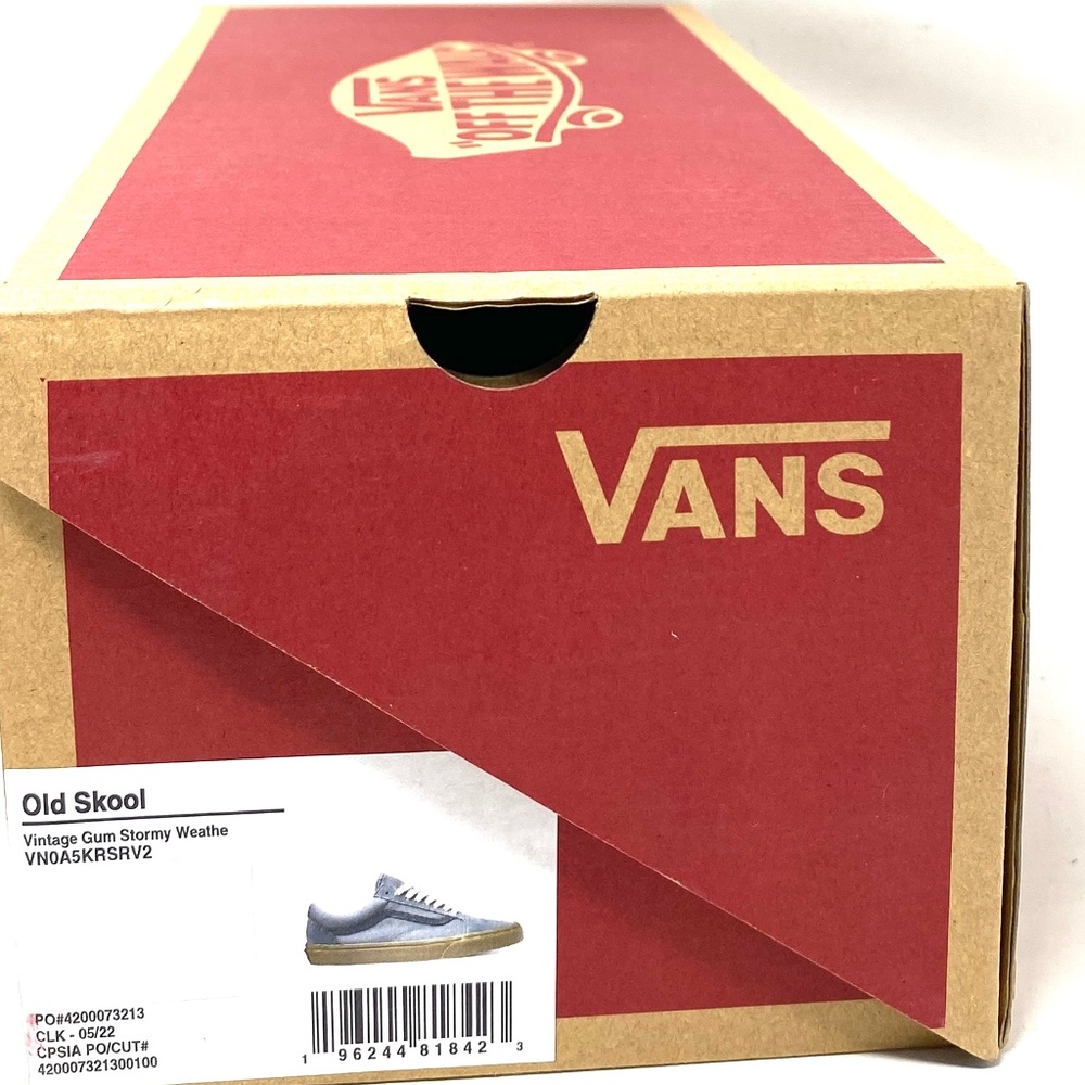 VANS Old Skool Vintage Gum Casual Shoes For Women Canvas Suede Blue VN0A5KRSRV2 - Picture 10 of 11